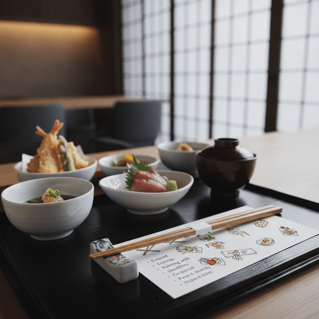 【水野一恵監修】和食マナー完全ガイド:箸のタブー一覧と文化体験