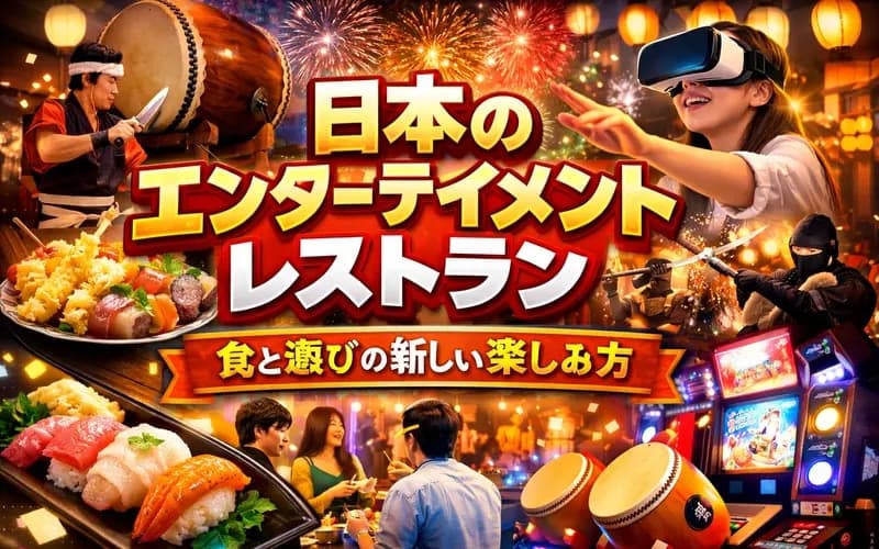 日本のエンターテイメントレストラン:食と遊びの新しい楽しみ方