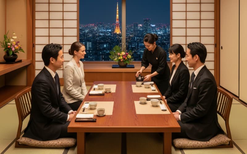 東京で外国人接待!日本文化体験ができる一流レストラン完全ガイド