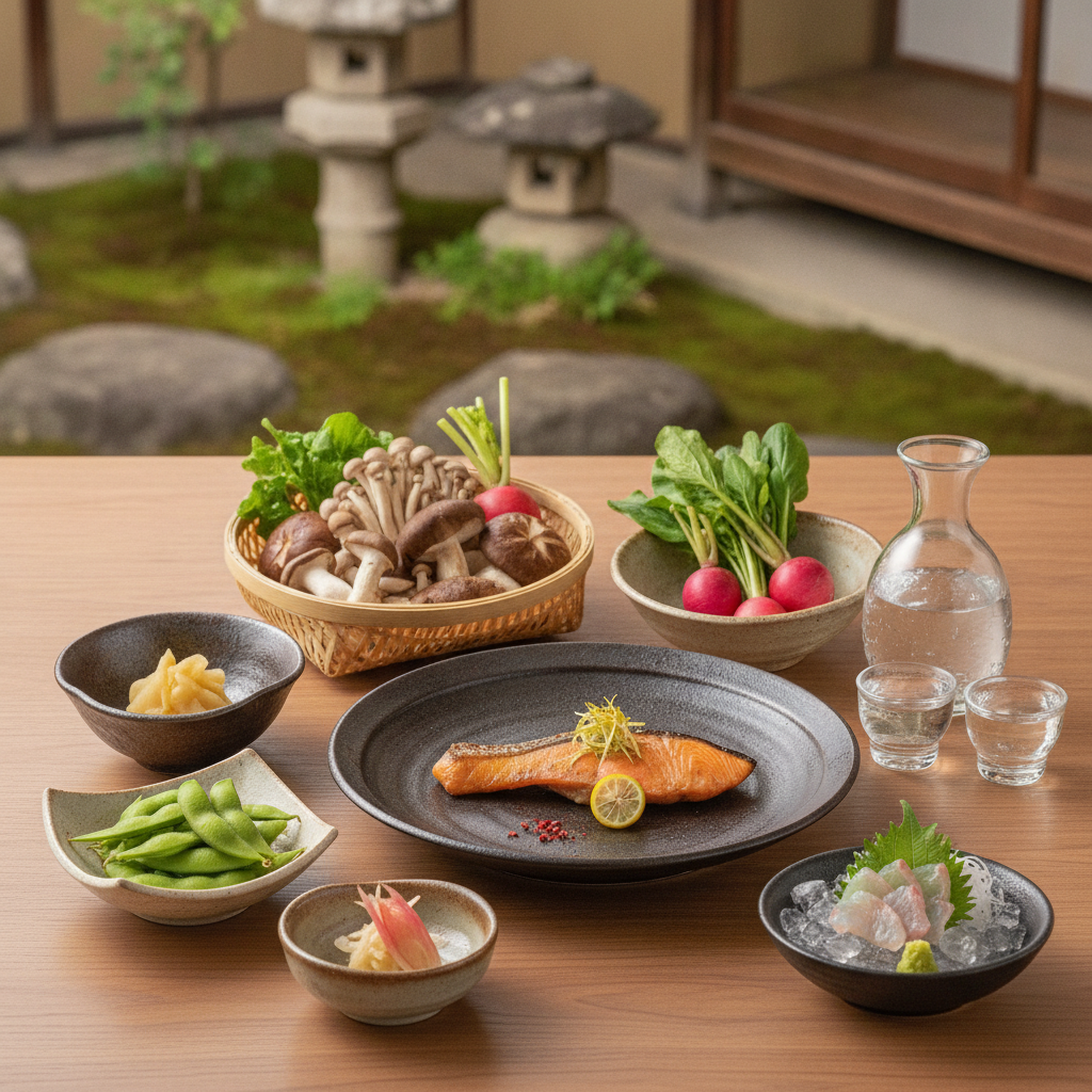 日本の食材:文化と哲学で紐解く旬の恵みと一期一会